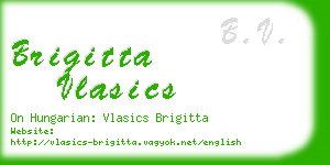 brigitta vlasics business card